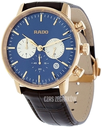 Rado Coupole Niebieski/Skóra Ø42 mm R22911205