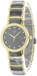 Rado Centrix Czarny/Stal w odcieniu złota Ø28 mm R30528762