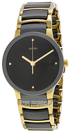 Rado Centrix Czarny/Stal w odcieniu złota Ø38 mm R30929712