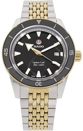 Rado Captain Cook Czarny/Stal w odcieniu złota Ø42 mm R32138153