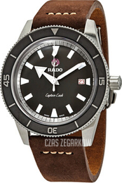 Rado Captain Cook Szary/Skóra Ø42 mm R32505015