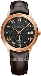 Raymond Weil Maestro Czarny/Skóra Ø40 mm 2238-PC5-00209