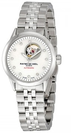 Raymond Weil Freelancer Biały/Stal Ø29 mm 2410-ST-97081