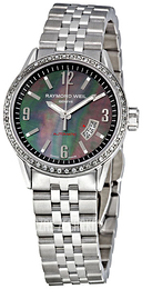 Raymond Weil Freelancer Czarny/Stal Ø29 mm 2430-STS-05277