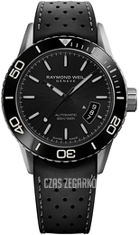 Raymond Weil Freelancer Czarny/Skóra Ø42.5 mm 2760-TR1-20001