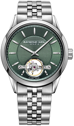 Raymond Weil Freelancer Zielony/Stal Ø42 mm 2780-ST-52001