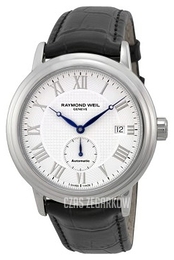 Raymond Weil Maestro Biały/Skóra Ø39.5 mm 2838-STC-00308