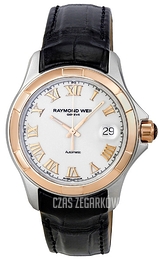 Raymond Weil Parsifal Biały/Skóra Ø39 mm 2970-SC5-00308