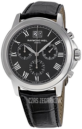 Raymond Weil Tradition Szary/Skóra Ø39 mm 4476-STC-00600