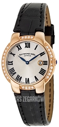 Raymond Weil Jasmine Srebrny/Skóra Ø29 mm 5229-PCS-01659