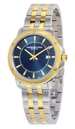 Raymond Weil Raymond Tango Niebieski/Stal w odcieniu złota Ø39 mm 5591-STP-50001