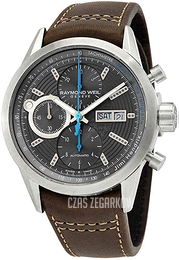 Raymond Weil Freelancer Szary/Skóra Ø42 mm 7730-STC-JHDX1