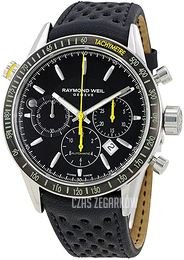 Raymond Weil Freelancer Czarny/Skóra Ø43.5 mm 7740-SC1-20021