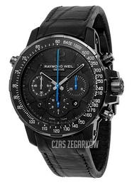 Raymond Weil Nabucco Czarny/Skóra Ø46 mm 7810-BSF-05207