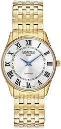 Roamer Monza Sonata Ladies Srebrny/Stal w odcieniu złota Ø32 mm 520820-48-15-50
