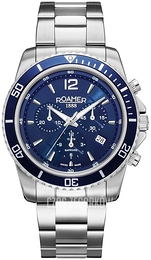 Roamer Monza Nautic 100 Chrono Niebieski/Stal Ø43 mm 862837-41-45-20