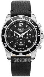 Roamer Monza Nautic 100 Chrono Czarny/Skóra Ø43 mm 862837-41-55-02