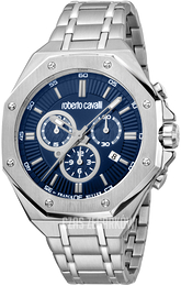 Roberto Cavalli by Franck Muller Rc-119 Niebieski/Stal Ø44 mm RV1G123M0041