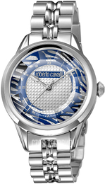 Roberto Cavalli by Franck Muller Dress Srebrny/Stal Ø36 mm RV1L063M0211