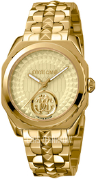 Roberto Cavalli by Franck Muller Dress Żółte złoto/Stal w odcieniu złota Ø34 mm RV1L073M0071