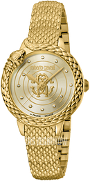 Roberto Cavalli by Franck Muller Franck Muller Szampański/Stal w odcieniu złota Ø32 mm RV2L052M0071