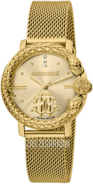 Roberto Cavalli by Franck Muller Aion Time Żółte złoto/Stal w odcieniu złota Ø34 mm RV2L057M0071