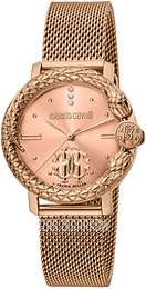 Roberto Cavalli by Franck Muller Aion Time Różowe złoto/Stal w kolorze różowego złota Ø34 mm RV2L057M0091