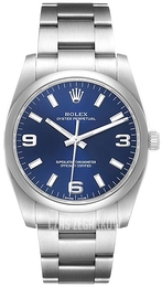 Rolex Perpetual 34 Niebieski/Stal Ø34 mm 114200-0014