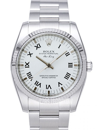 Rolex Air-King Biały/Stal Ø34 mm 114234/12