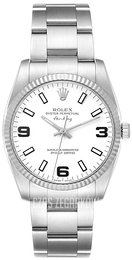 Rolex Air-King Biały/Stal Ø34 mm 114234/5