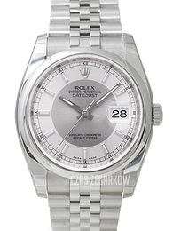 Rolex Datejust Steel Srebrny/Stal Ø36 mm 116200/48