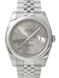 Rolex Datejust Steel Srebrny/Stal Ø36 mm 116200/52