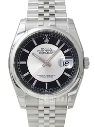 Rolex Datejust Steel Srebrny/Stal Ø36 mm 116200/55