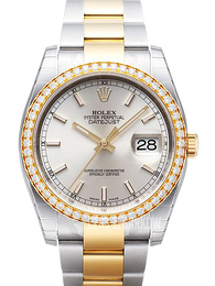 Rolex Datejust 36 Srebrny/Stal Ø36 mm 116243-0044