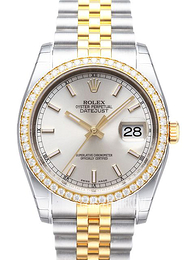 Rolex Datejust 36 Srebrny/Stal Ø36 mm 116243-0061