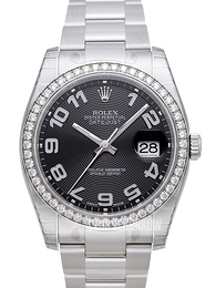 Rolex Datejust 36 Czarny/Stal Ø36 mm 116244-0042