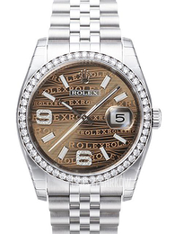 Rolex Datejust 36 Brązowy/Stal Ø36 mm 116244-0034