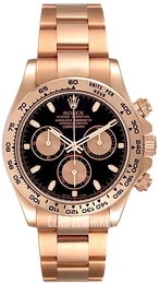 Rolex Cosmograph Daytona Czarny/18 karatowe różowe złoto Ø40 mm 116505-0008