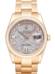 Rolex Day-Date 36 Szary/18 karatowe różowe złoto Ø36 mm 118205F-0056