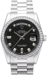 Rolex Day-Date 36 Czarny/Platyna Ø36 mm 118346-0065