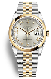 Rolex Srebrny/Stal Ø36 mm 126203-0031