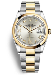 Rolex Datejust 36 Srebrny/Stal Ø36 mm 126203-0032