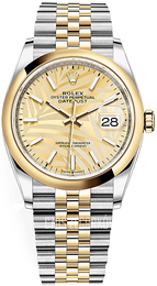 Rolex Datejust 36 Żółte złoto/18 karatowe żółte złoto Ø36 mm 126203-0037