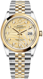 Rolex Datejust 36 Żółte złoto/18 karatowe żółte złoto Ø36 mm 126203-0043