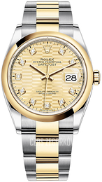 Rolex Datejust 36 Żółte złoto/18 karatowe żółte złoto Ø36 mm 126203-0046