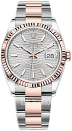 Rolex Datejust 36 Srebrny/18 karatowe różowe złoto Ø36 mm 126231-0034