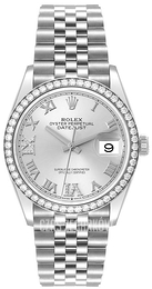 Rolex Datejust 36 Srebrny/Stal Ø36 mm 126284RBR-0021