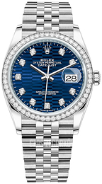 Rolex Datejust 36 Niebieski/Stal Ø36 mm 126284RBR-0049