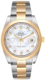 Rolex Datejust 41 Biały/18 karatowe żółte złoto Ø41 mm 126303-0017