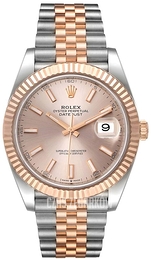 Rolex Datejust41 Sundust/18 karatowe różowe złoto Ø41 mm 126331-0010